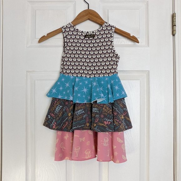 Matilda Jane Paint by Numbers Katydid Neilah Dress and Doodle Leggings Size 4T - Picture 6 of 12